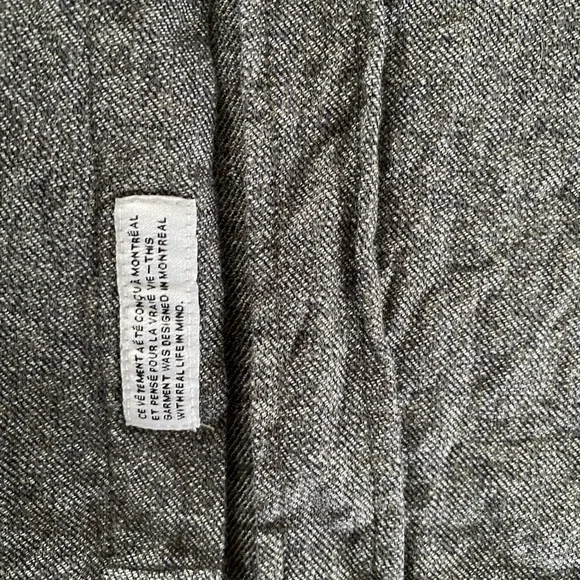 Frank & Oak "Riley" Button Up (Heather Grey) - Picture 2 of 4